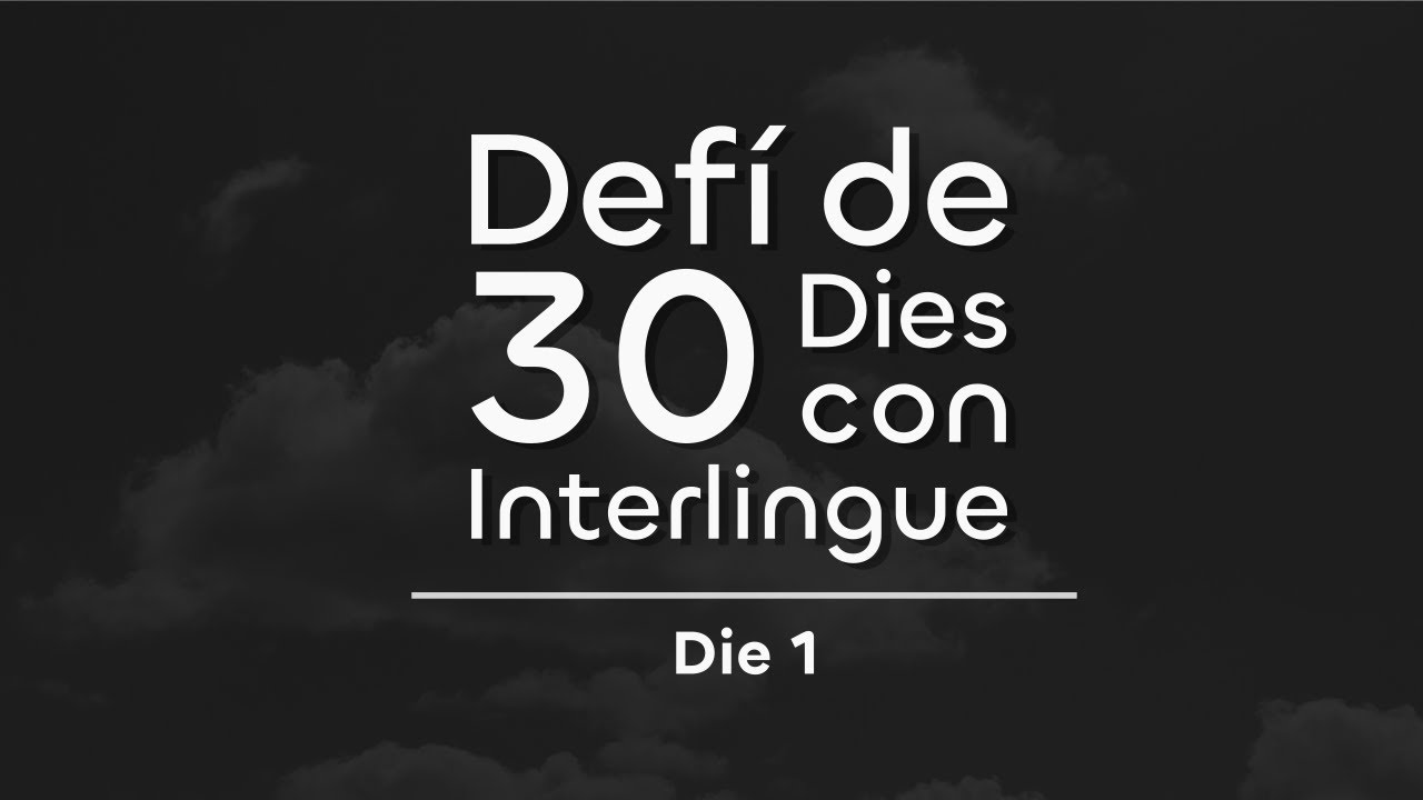 Die 1 | Qualmen tu ha savet pri li existentie de Interlingue?