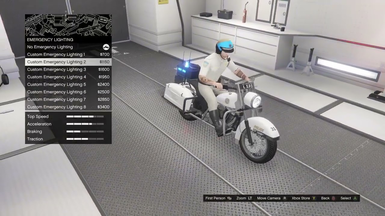 Customizing the Police Bike | Gta V Online