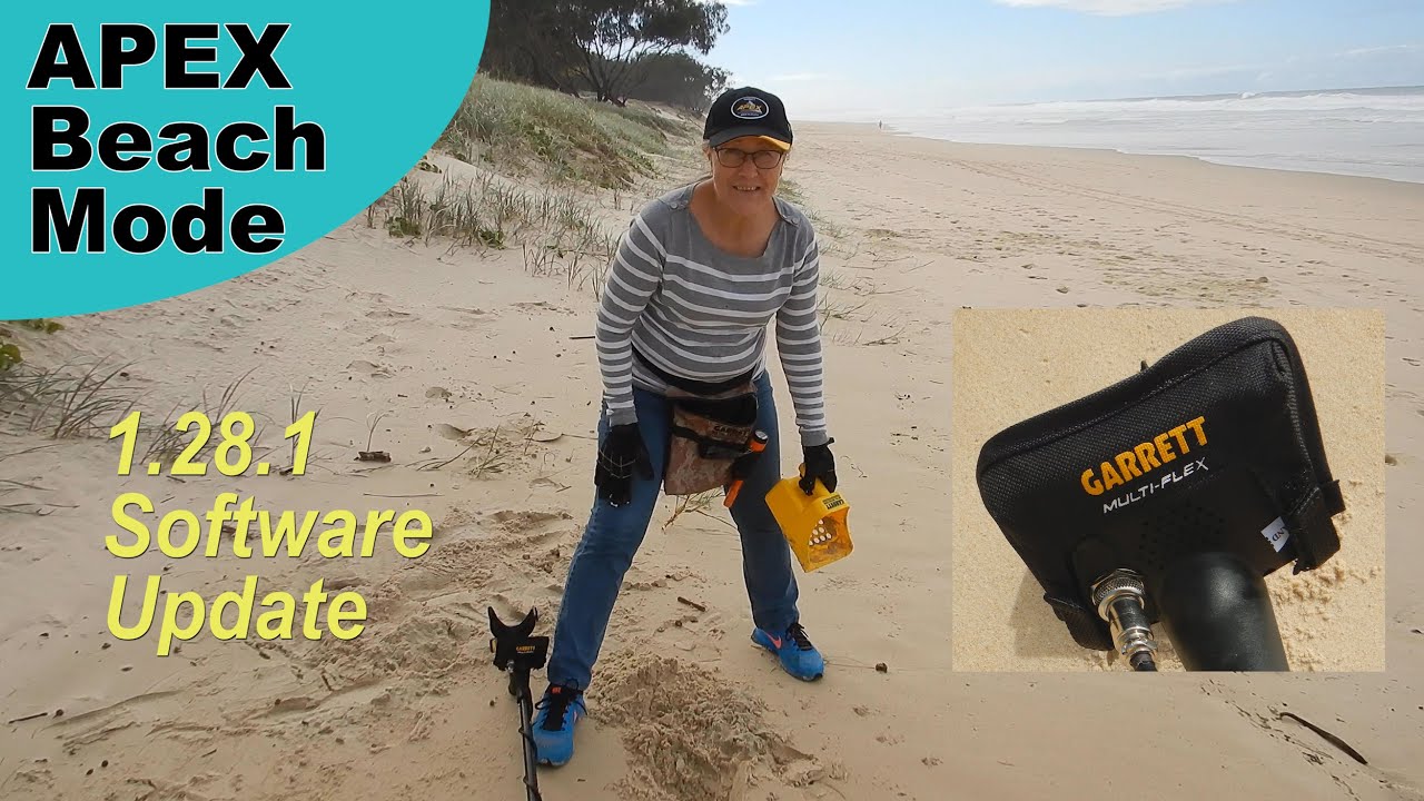 Garrett Apex Beach Mode: Software Update. Jewellery and Coins!