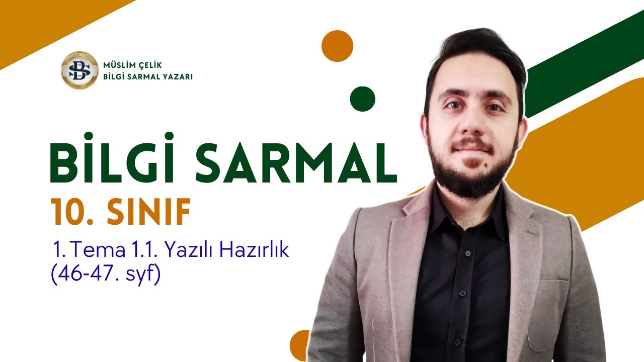 2025-26 Bilgi Sarmal 10. Sınıf Matematik | 1. Tema 1.1. Yazılıya Hazırlık (syf 46-47)