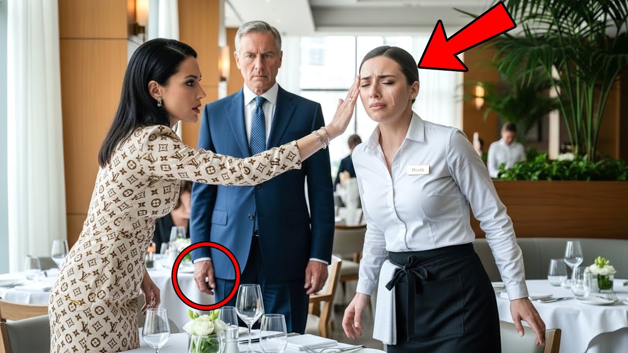 Жестокая подруга генерального директора ударила официантку, но ее отец, магнат-владелец, все видел.