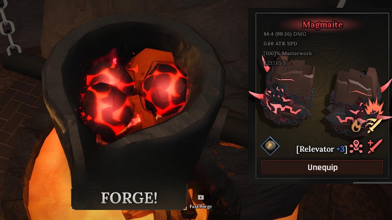 Aku Membuat Resep Senjata Gauntlet Legendary Terkuat Di The Forge!! || 