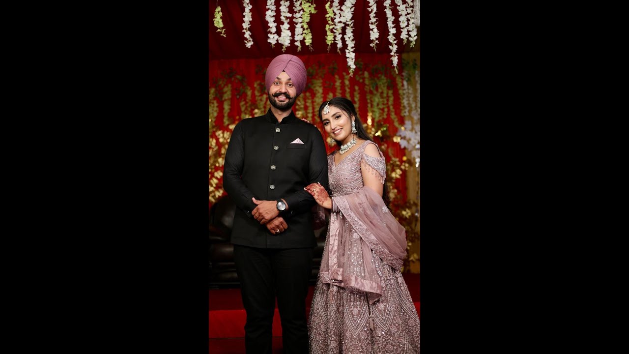 Bhupinder Singh weds sukhpreet kaur Bains Studio Haibowal Cont.98553-40920