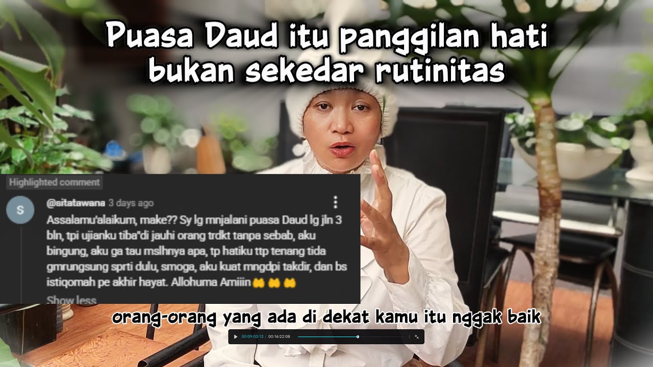 Puasa Daud dan Masa Tua. Apa yang saya jaga????