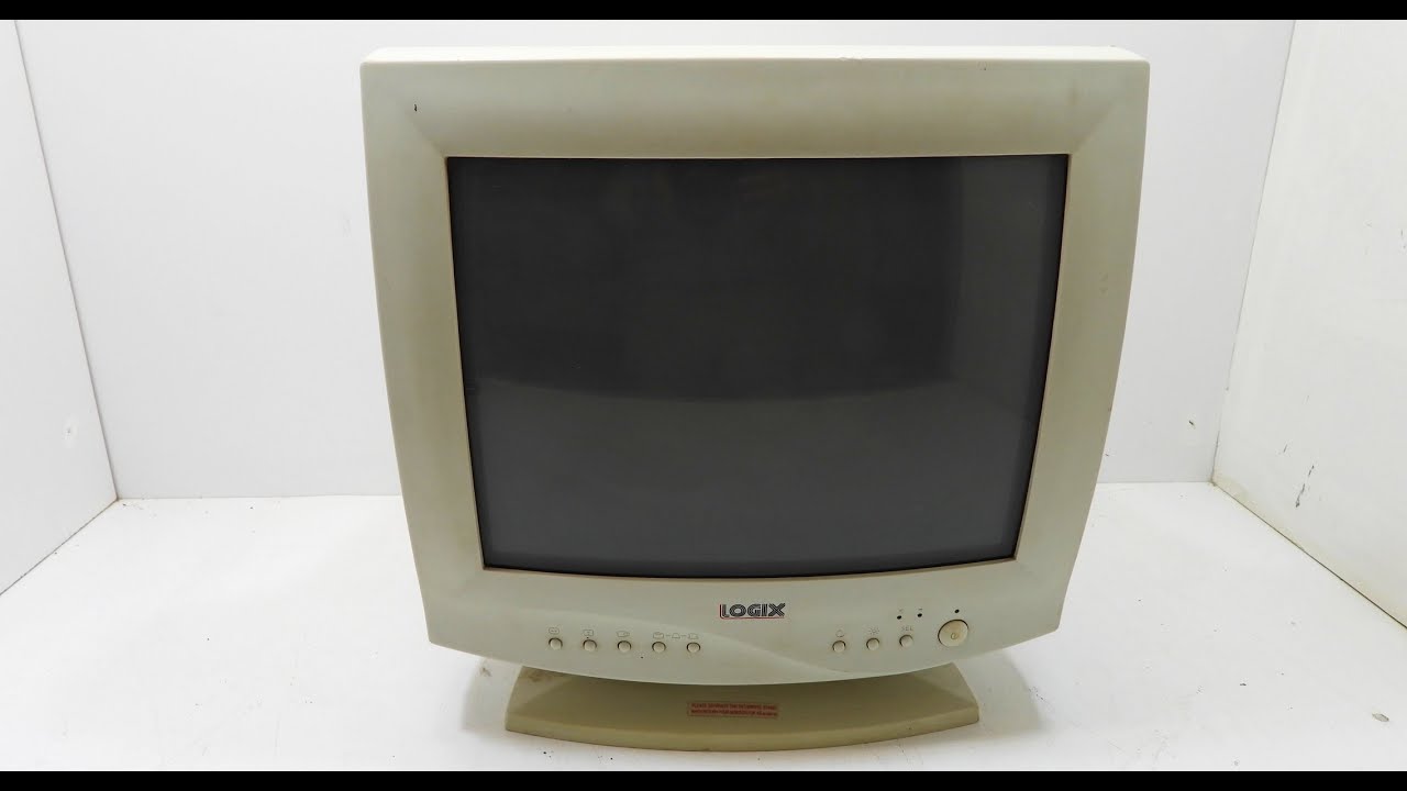 Монитор Logix LG VGA с обрезанным сигнальным кабелем