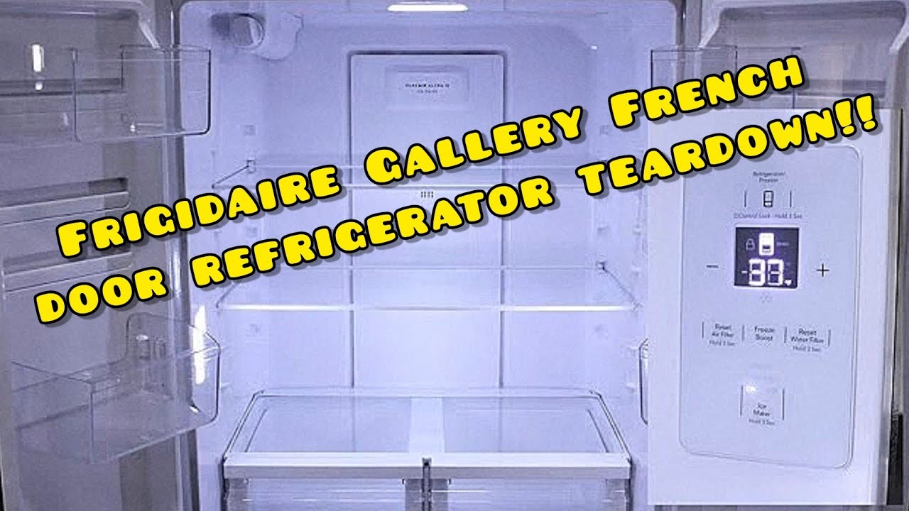 Галерея Холодильник с французской дверью Frigidaire FRFG1723AV: как разобрать