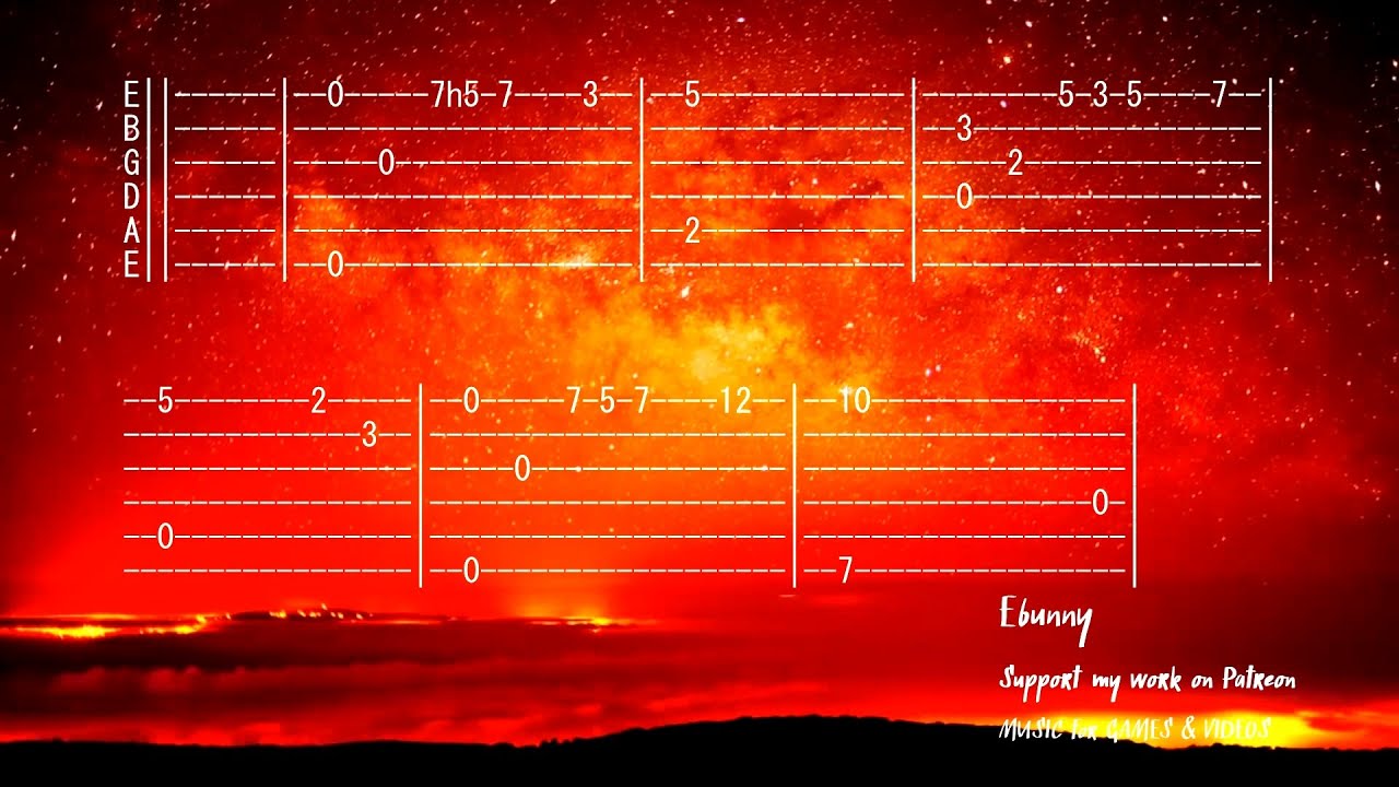 Medieval Music - Celtic Morning [Full Acoustic Guitar Tab by Ebunny] Fingerstyle How to Play