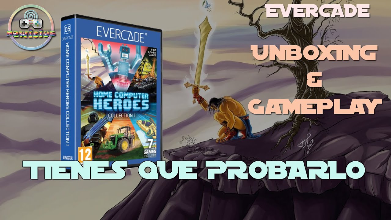 Evercade |  Tienes que Probarlo Home Computer Heroes Collection 1 Unboxing & Gameplay #evercade