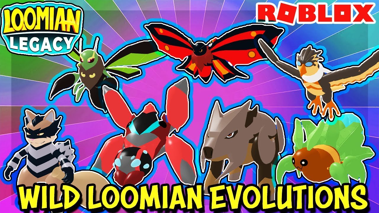 All Wild Loomian Evolutions in Loomian Legacy (Roblox) | Stats, Types, Moves & Looks