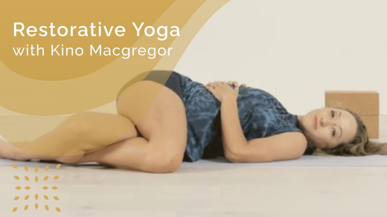 Evening Yoga for Deep Rest | Restorative Yin Yoga with Kino MacGregor