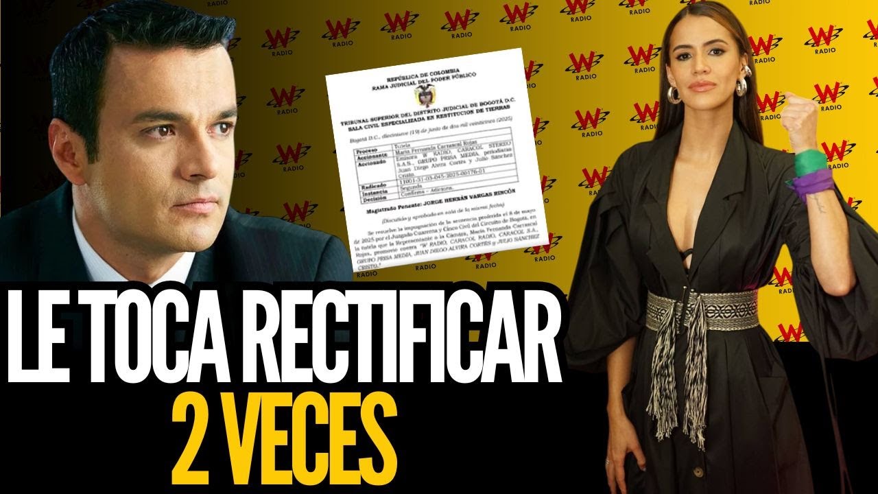 Juez remató a Juan Diego Alvira, debe rectificar bochinche que armó contra Carrascal