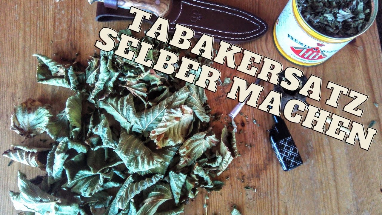 Tabakersatz selber machen | Kr&auml;utermischung zum rauchen | Krisenvorsorge