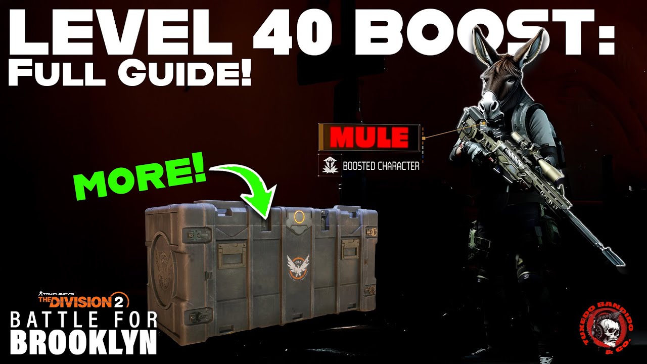 How to Use Level 40 Boost - The Division 2 Battle for Brooklyn