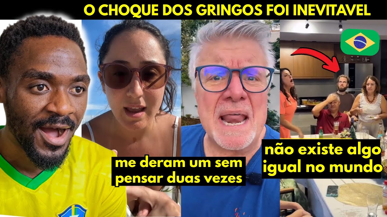 Gringo fica em CHOQUE com o jeitinho da família brasileira de festejar o natal