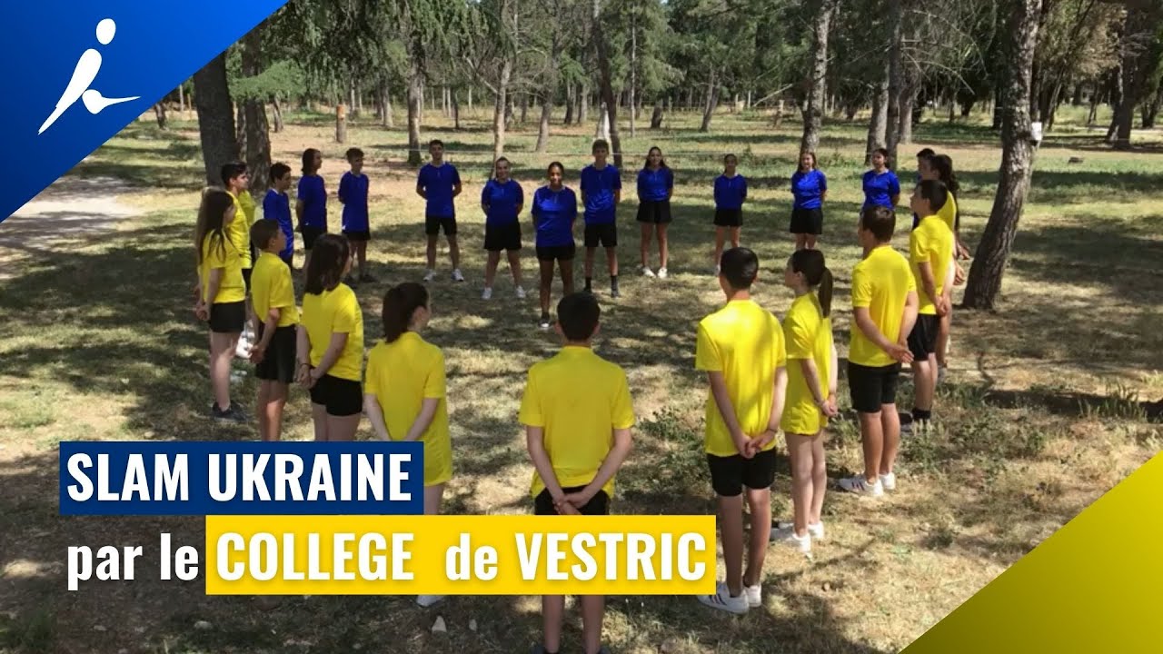 Slam Ukraine par le collège de Vestric