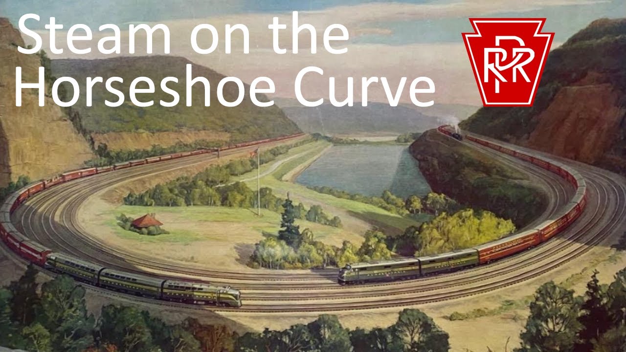 Steam locomotives on the Pennsylvania Horseshoe curve