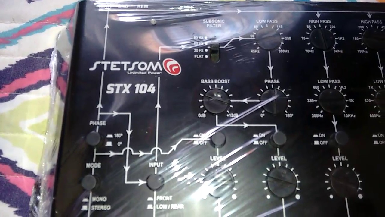 Ligando um crossover Stetsom stx 104