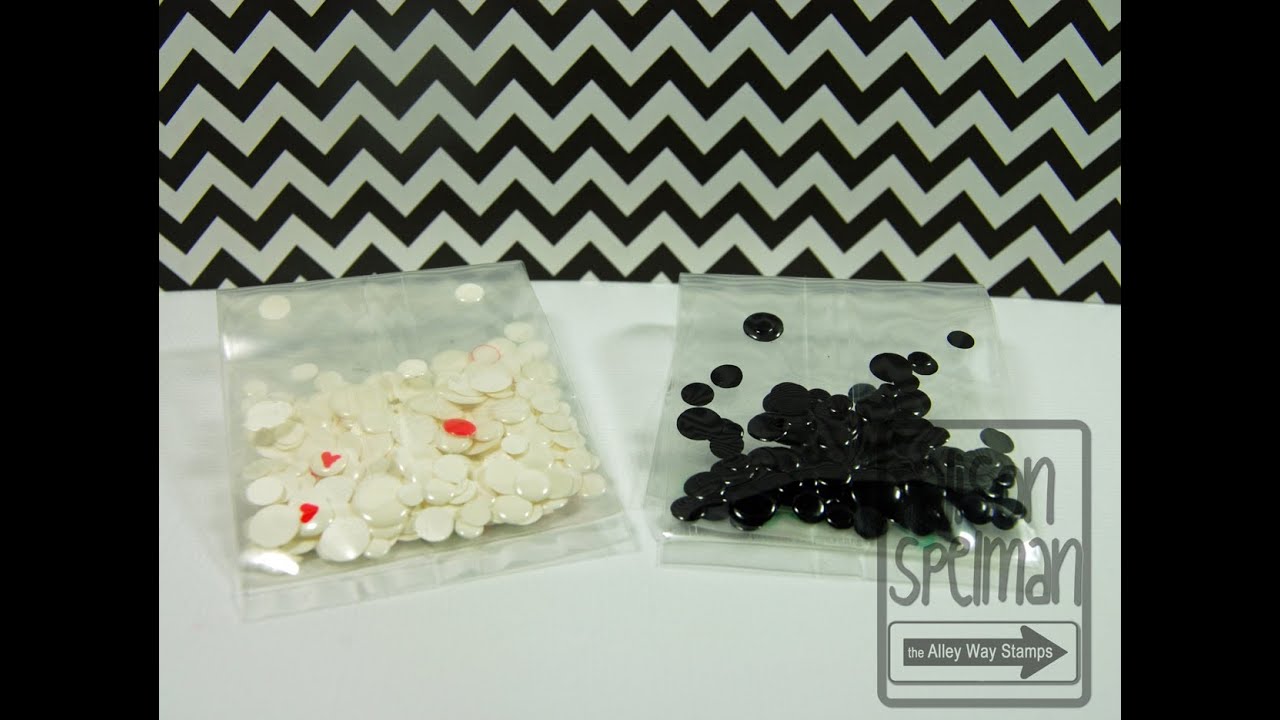 Make your own enamel accent dots TheAlleyWayStamps