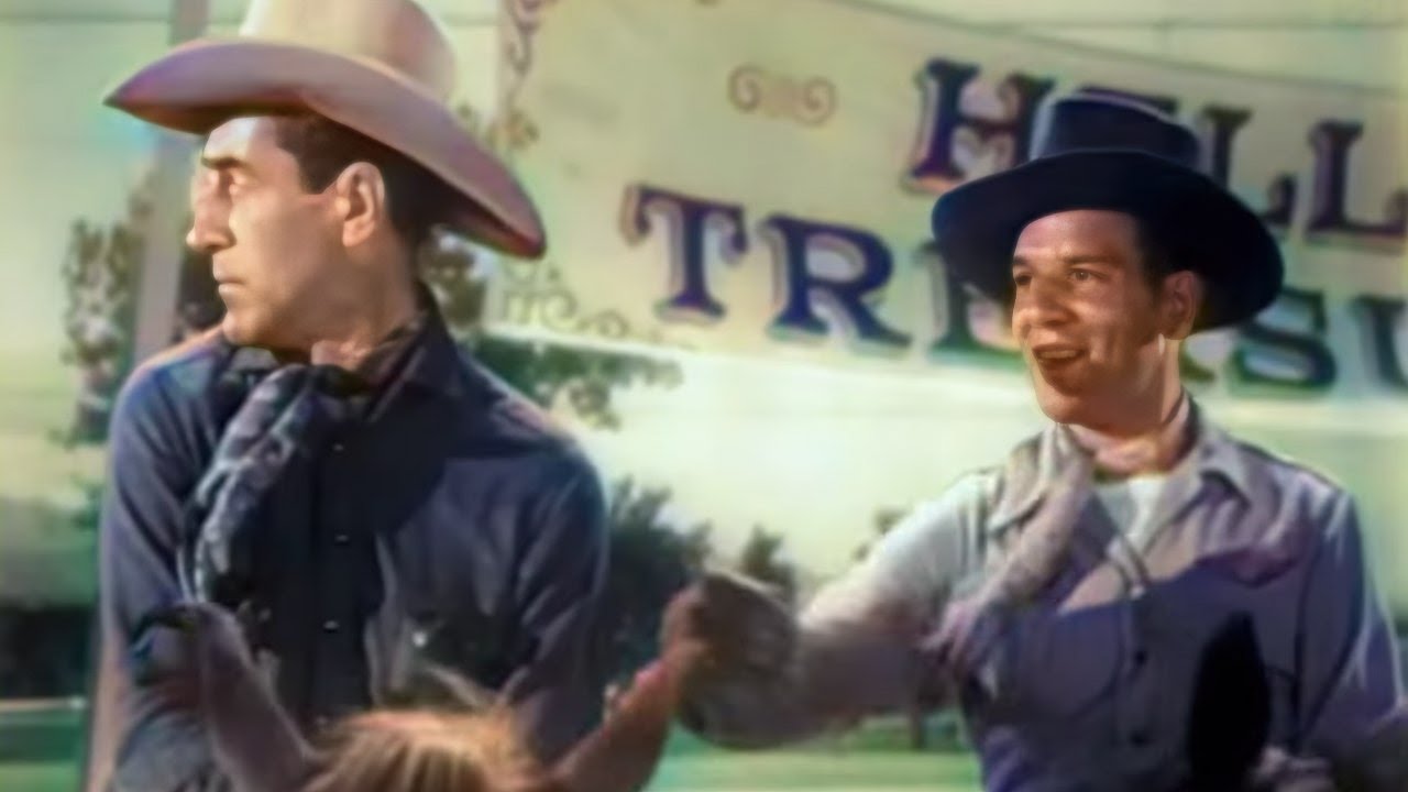 Рой Роджерс & Дейл Эванс | Хельдорадо (вестерн, 1946) | Раскрашенный фильм | Русские субтитры