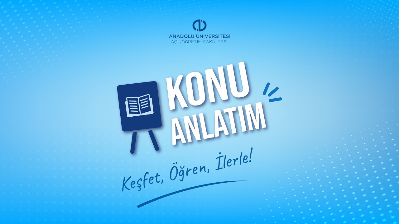 PERAKENDECİLİKTE ÜRÜN YÖNETİMİ - Ünite 1 Konu Anlatımı 1