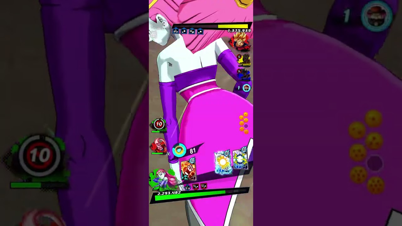 Dragon ball legends Kyawei ultra red buu main team 7