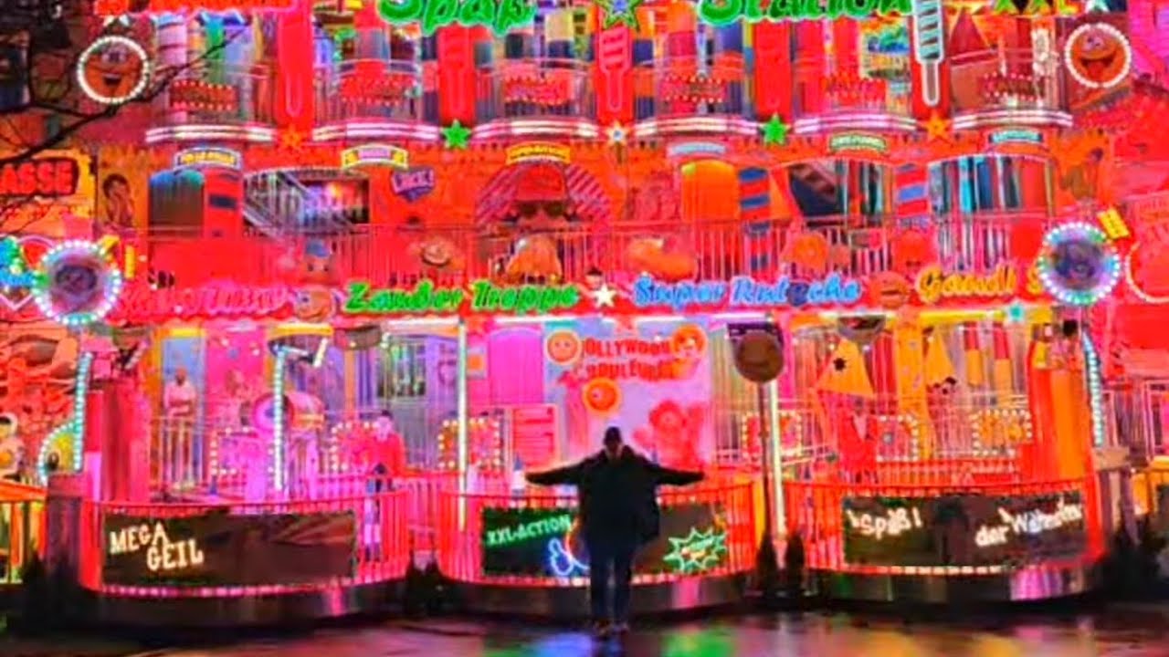 Livestream Frühjahrsvolksfest Talavera Würzburg 2026 Kirmes am Abend Unterwegs mit Justus König J.K