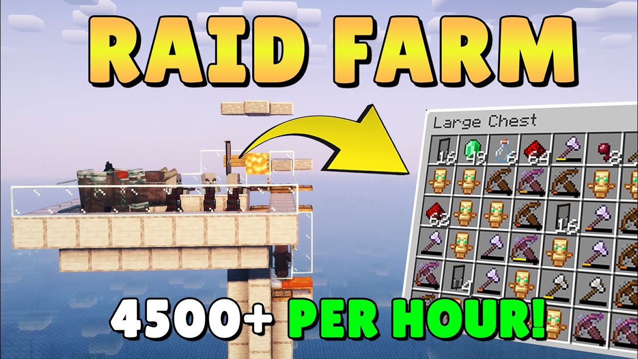 Эффективный рейдовый фарм в Minecraft 1.21.11 | 4500 предметов в час