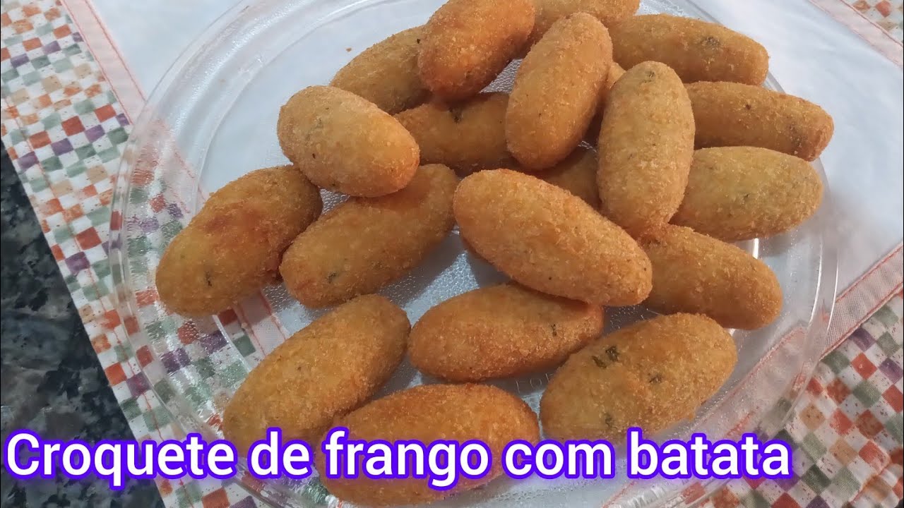 Croquete de frango com batata