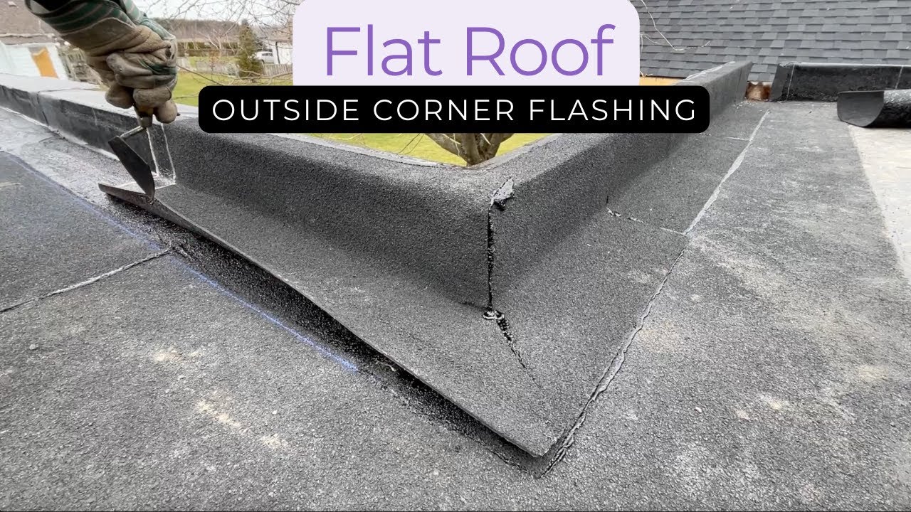 Flat Roof - Outside Corner Flashing