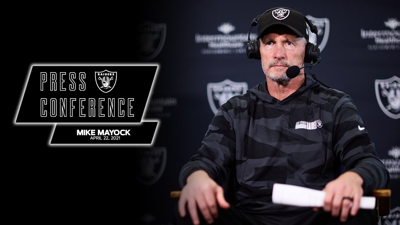 GM Mike Mayock's Pre-Draft Press Conference | Las Vegas Raiders