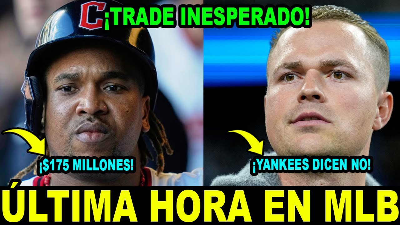 BOMBAZO! JOSÉ RAMÍREZ FIRMA 175 MILLONES! YANKEES RECHAZAN OFERTA POR SKUBAL? GIANTS FRACASAN! MLB