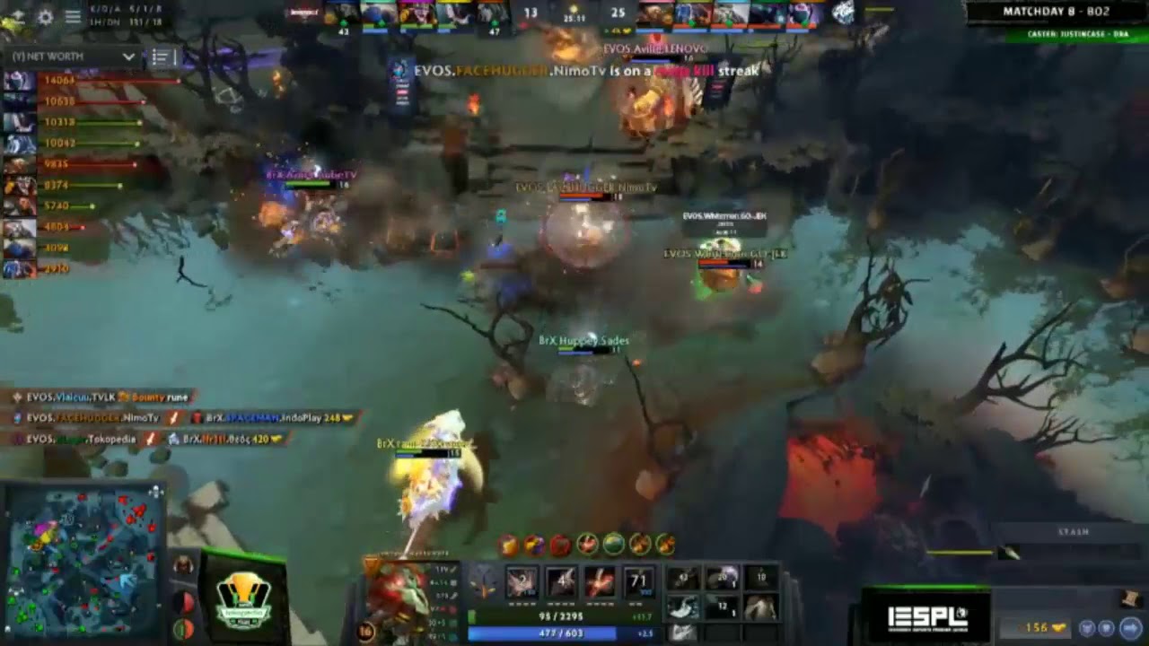 HIGHLIGHTS! DOTA 2 EVOS VS PG BARRACX - TBOF IESPL