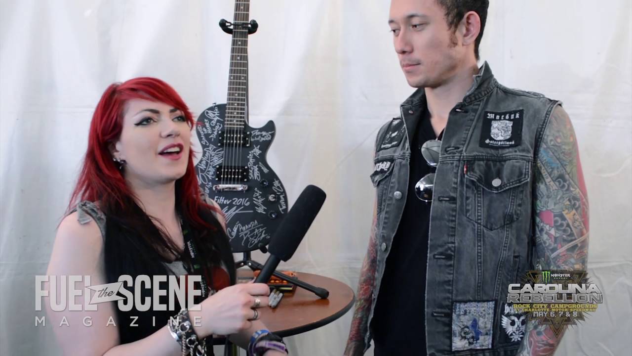 Interview with Matt Heafy from Trivium at Carolina Rebellion 2016