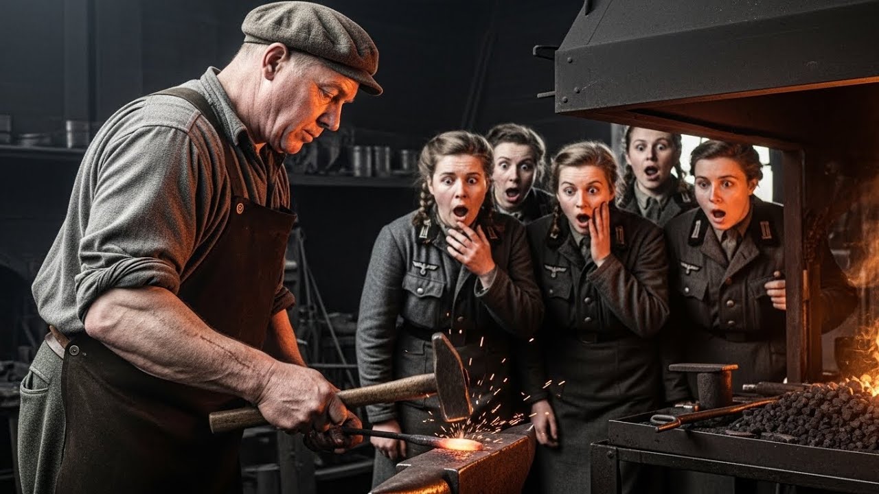 'We've Never Seen Men Like This!' — German Women POWs COULDN'T Stop Staring at British Blacksmiths