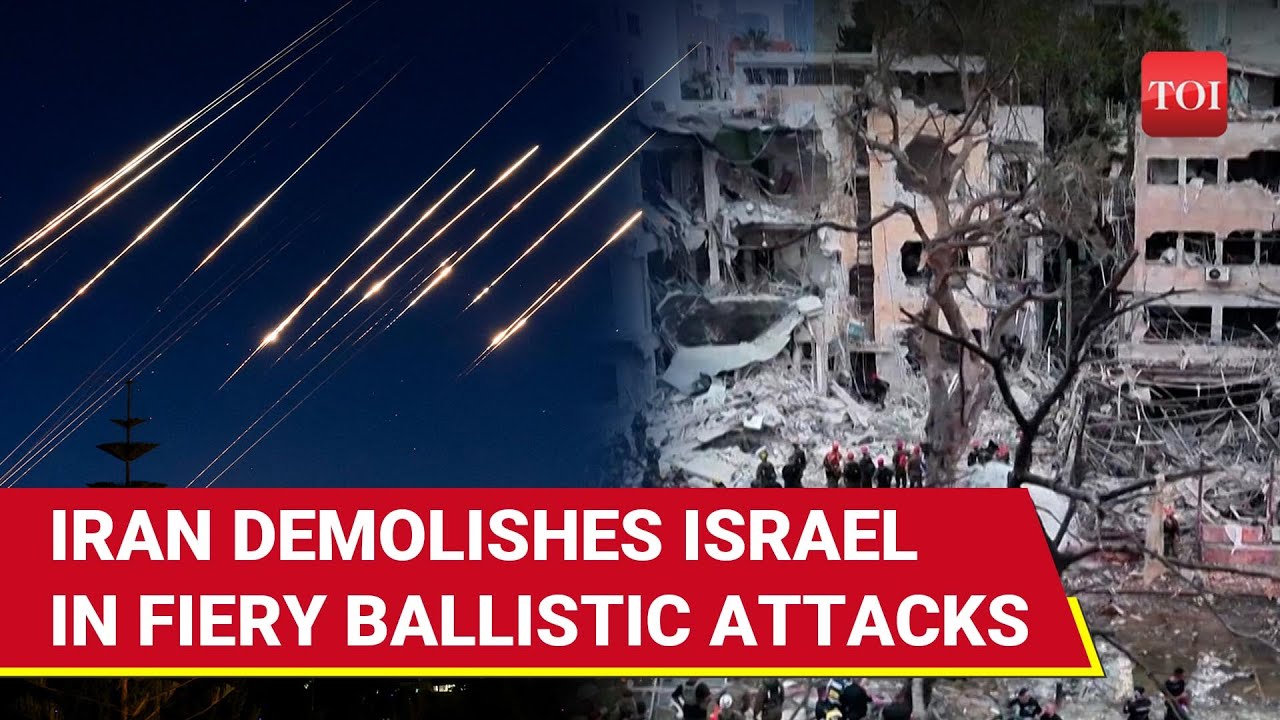 Iran DEVASTATES Israel With Fiercest Missile Attacks; Tel Aviv, Haifa BOMBED In Huge Revenge Strikes