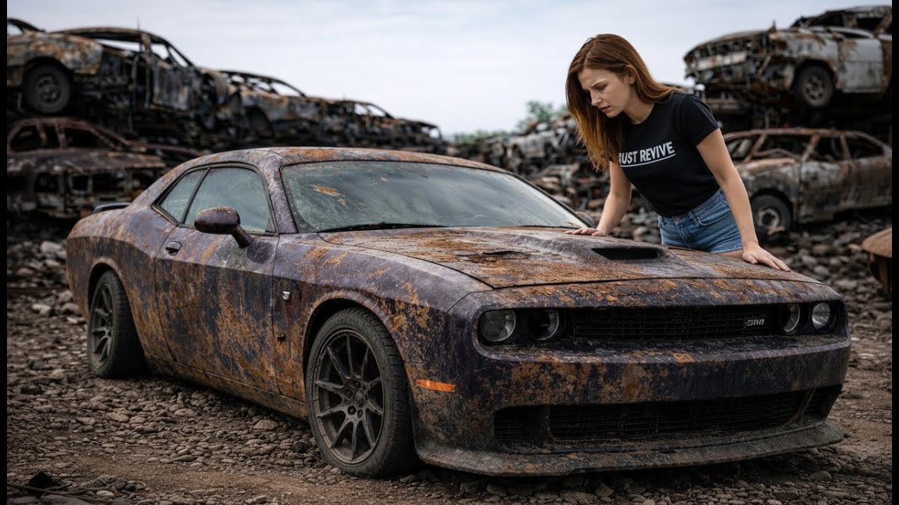 ASMR Car Restoration | Full Restoration Dodge Hellcat 2016 From Abandoned to New