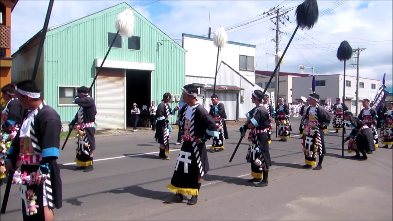 japanese festival iwanai zinzya matsuri (japanese culture)(岩内神社祭り)(ノーナレ、ノーBGM)