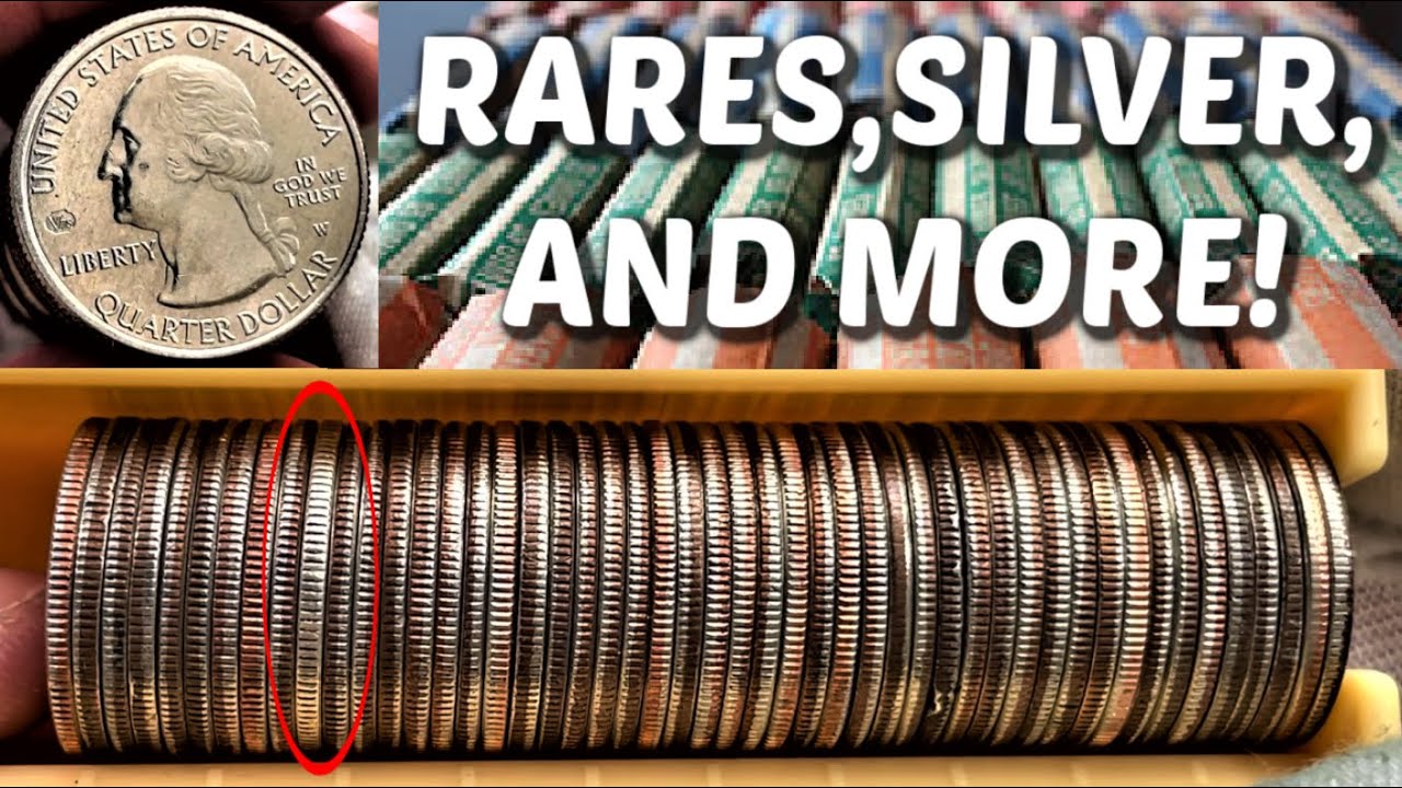 I OPENED 10 ROLLS OF EACH COIN: HERE'S WHAT I FOUND! COIN ROLL HUNTING ALL DENOMINATIONS!