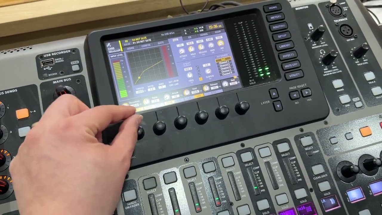 X32 싱어 컴프레서 조절 팁 - 경주성화교회