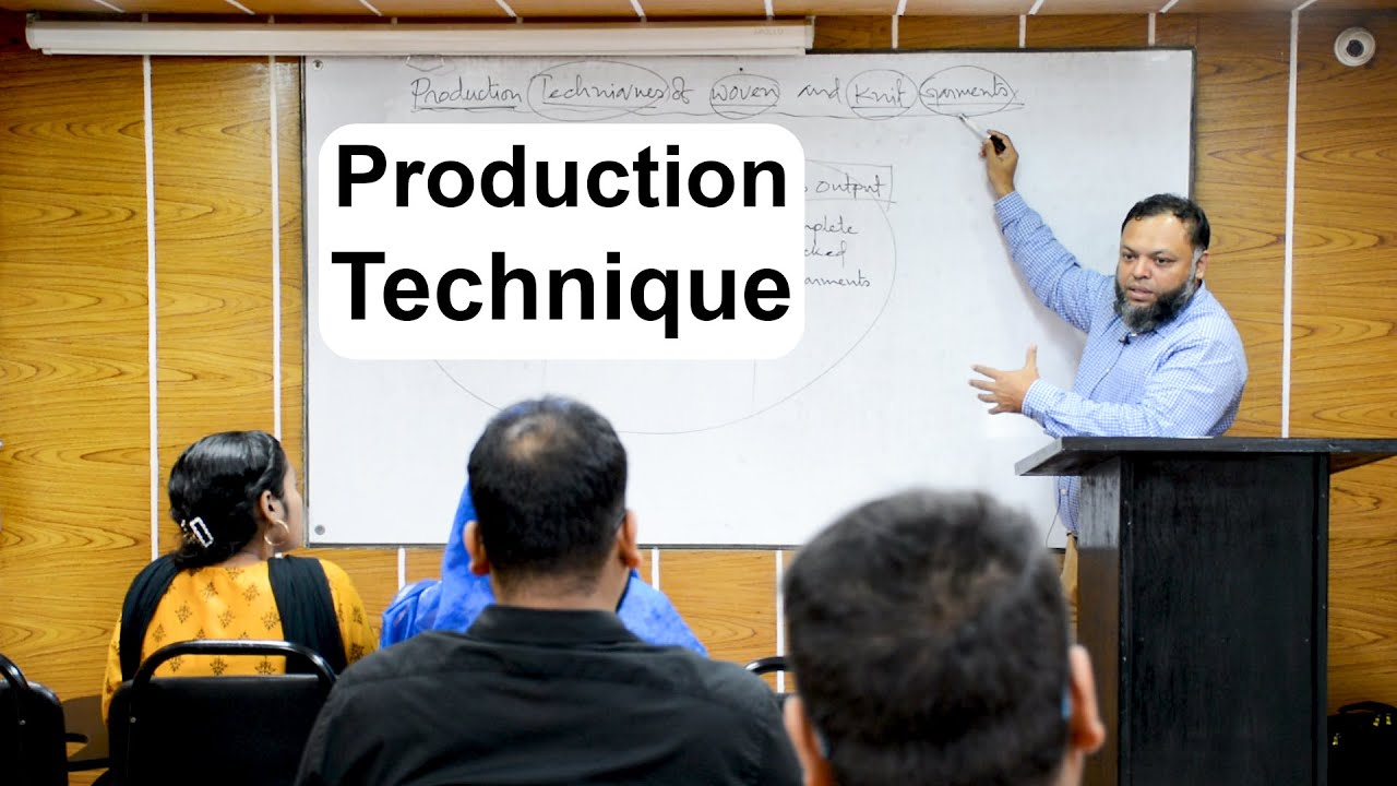 Production Technique | Garments Sewing Machine | Merchandising Course| Merchandising Training | BGMI