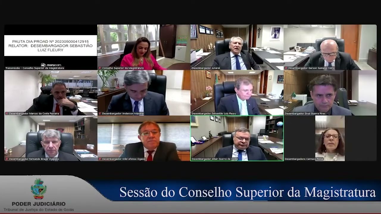 Audiodescrição - Conselho Superior da Magistratura - Sessão 06.10.2025