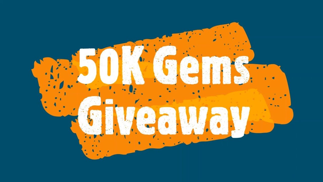 50K Gems giveaway lords mobile| Gems Giveaway
