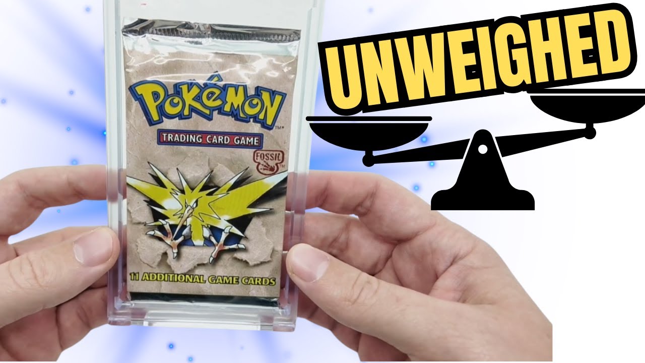 Открываем НЕВЗВЕШАННЫЙ винтажный набор Pok&eacute;mon Fossil