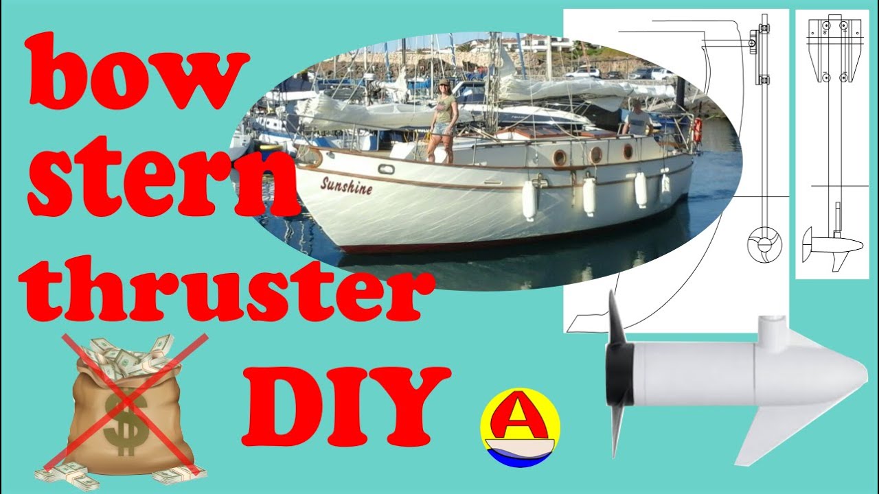 Easy DIY outboard bow thruster or stern thruster for better control of your boat