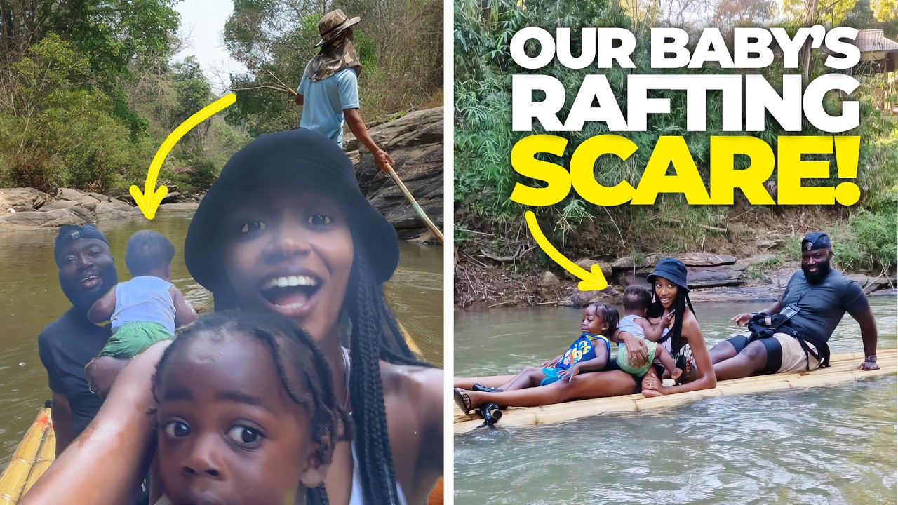 Bathing Elephants & a Close Call with Our Toddler! | Elephant Sanctuary & Water Rafting Adventures