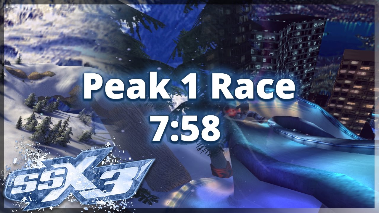 SSX 3 - Peak 1 Race (NMG) - 7:58