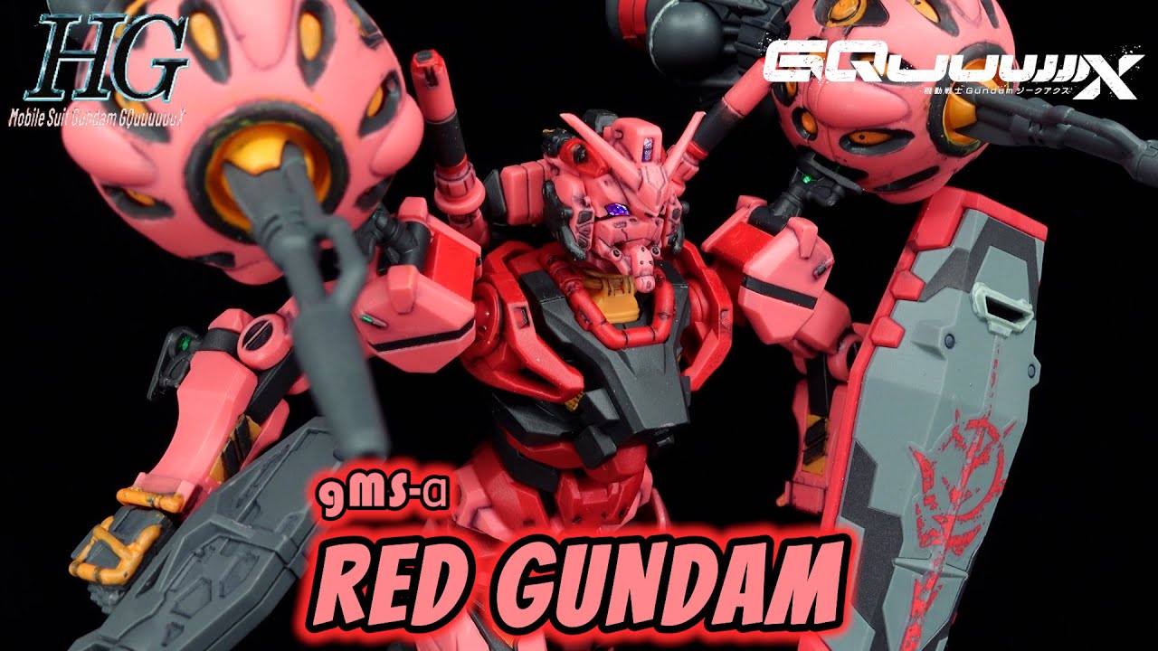 HG Red Gundam Review | Mobile Suit Gundam GQuuuuuuX