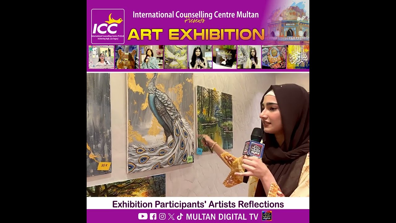 ICC Multan Presents  Art Exhibition, Exhibition Participants' Artists Reflections
