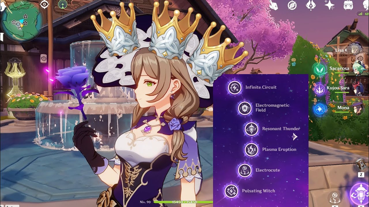 The true Witch of Purple Rose. C6 & triple crowned.【原神】【Genshin Impact】