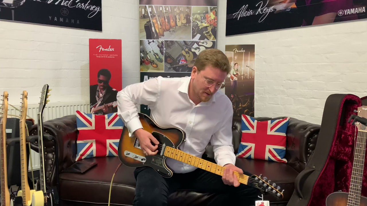 Fender American Ultra Luxe Telecaster Demonstration With James From Rimmers Music